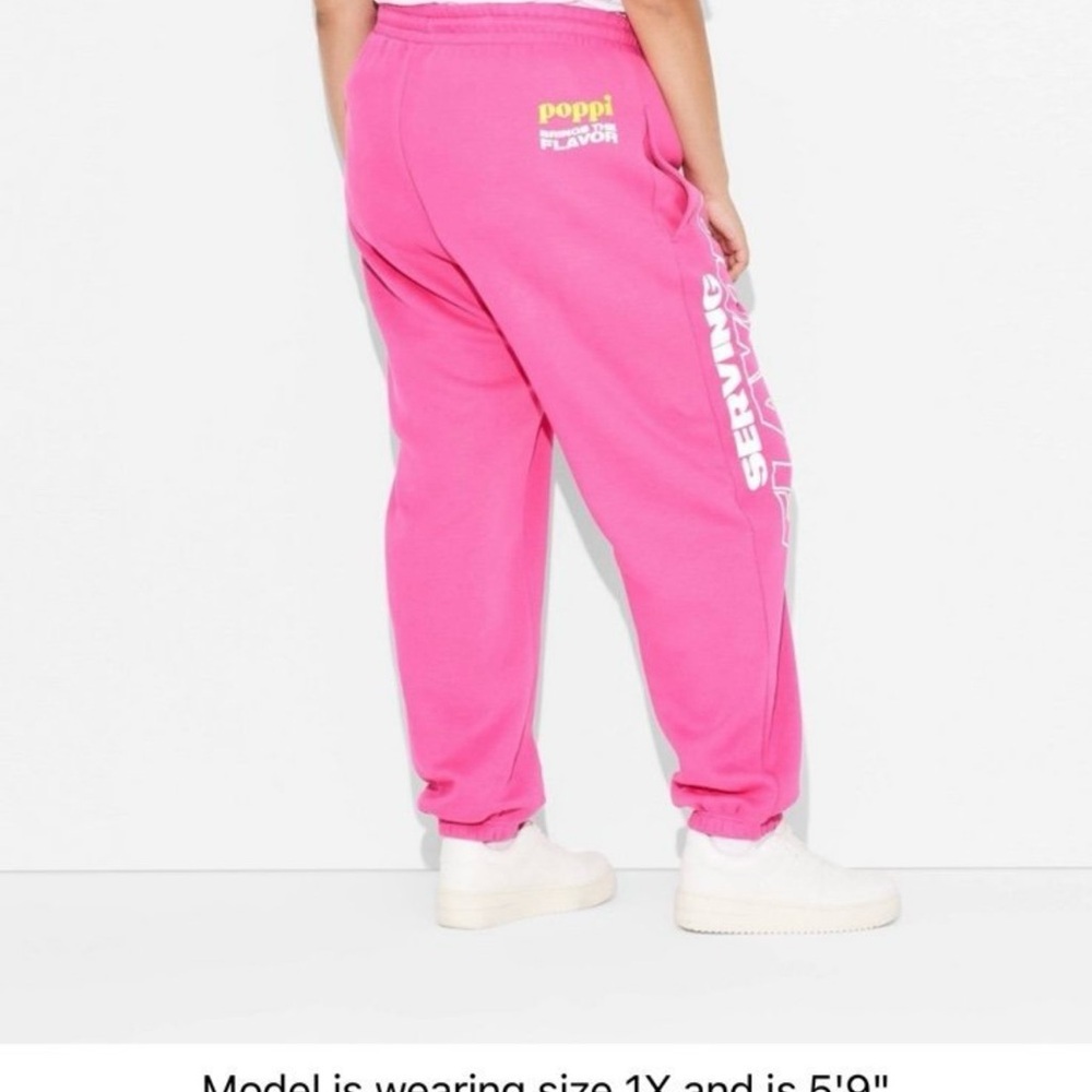 Pink Track Pants - Picture 2 of 4
